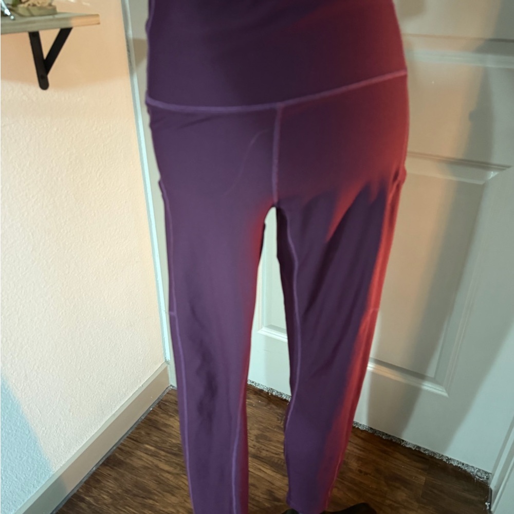 Fabletics Purple High-Waisted Leggings